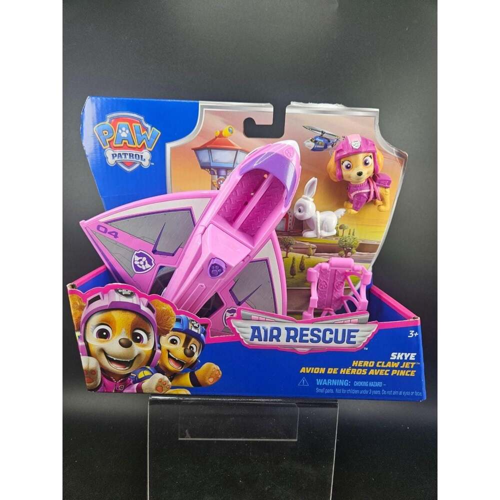 Paw Patrol Air Rescue Skye Hero Claw Jet Toy Figure Set